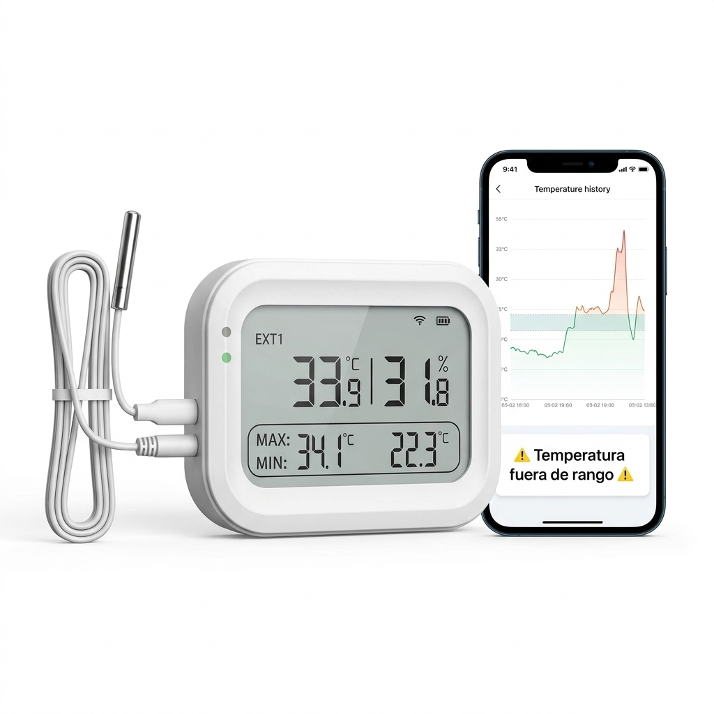 Monitor de temperatura con alerta remota