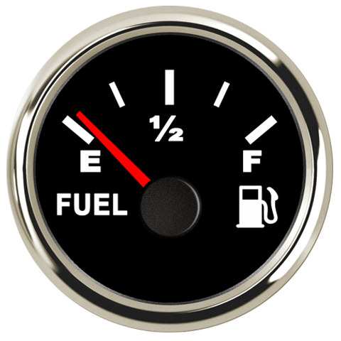 Reloj indicador de nivel de combustible para aforador resistivo
